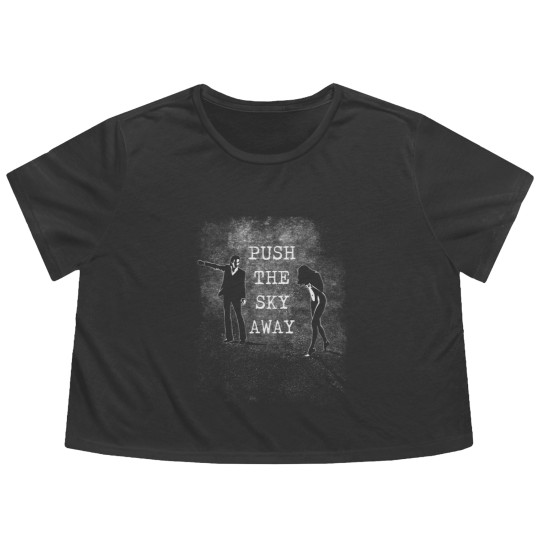 Discover Nick Cave Push The Sky Away white Flowy Cropped Tees