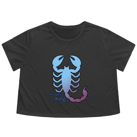 Discover Scorpion King Flowy Cropped Tees