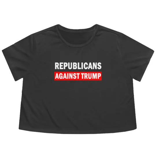 Discover Republicans Against Trump - Republicans Against Trump - Flowy Cropped Tees