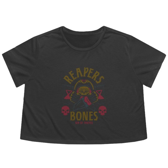 Discover Reapers Bones Sea of Thieves Design Flowy Cropped Tees