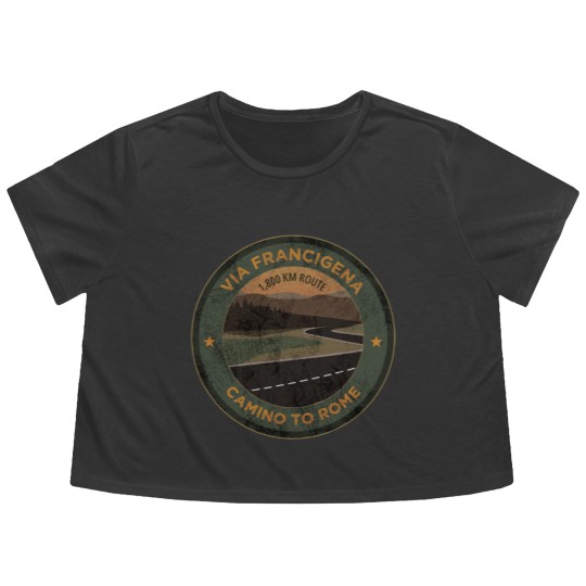 Discover Via Francigena Route in Europe | Active Flowy Cropped Tees