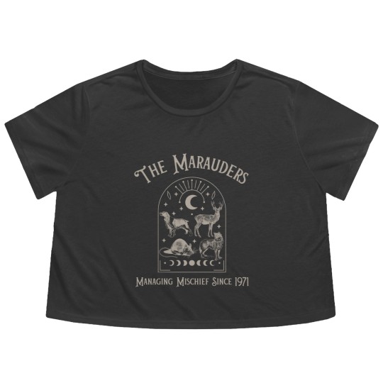 Discover Marauders Flowy Cropped Tees The Marauders Harry Fandom Magical Mischief