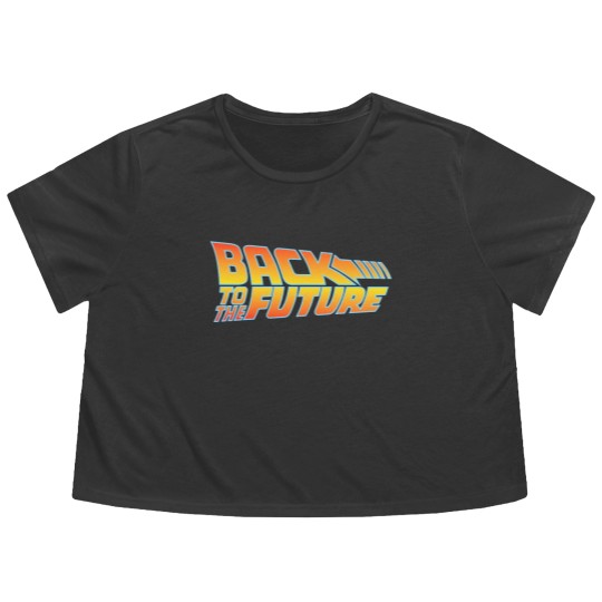 Discover Back to the Future Flowy Cropped Tees