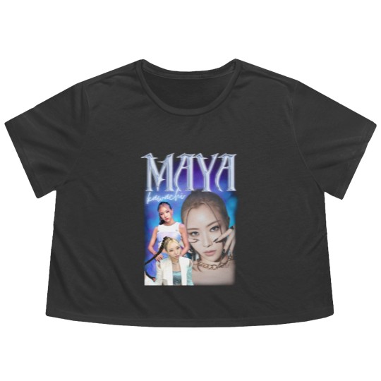 Discover XG Maya Retro graphic 90s Flowy Cropped Tees