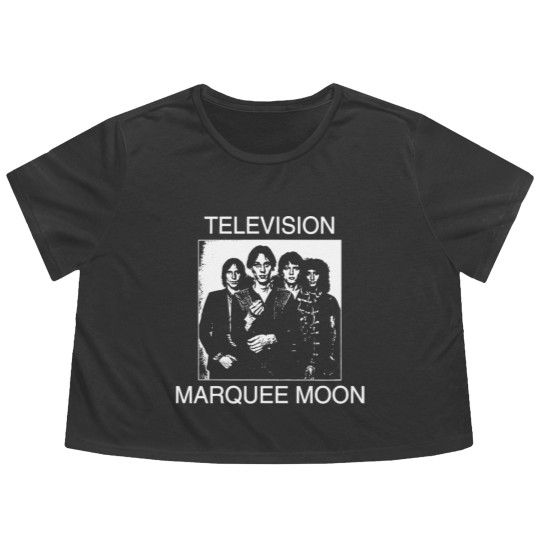 Discover American Rock Band Television Flowy Cropped Tees