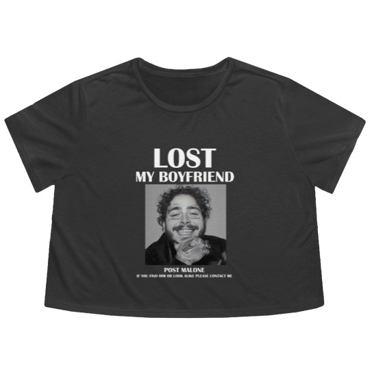 Discover Lost my boyfriend Post Malone Flowy Cropped Tees
