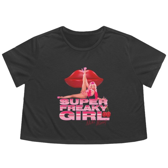 Discover Nicki Minaj Super Freaky Girl Flowy Cropped Tees