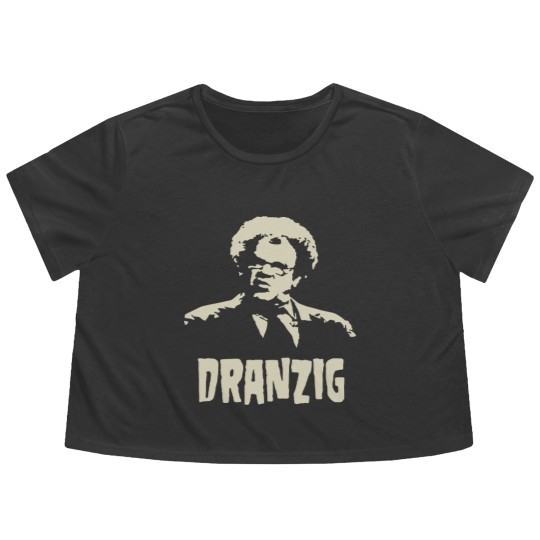 Discover Dr Steve Brule Danzig Rock n Roll Flowy Cropped Tees