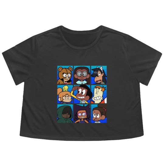 Discover Craig of the Creek Characters Blue Flowy Cropped Tees