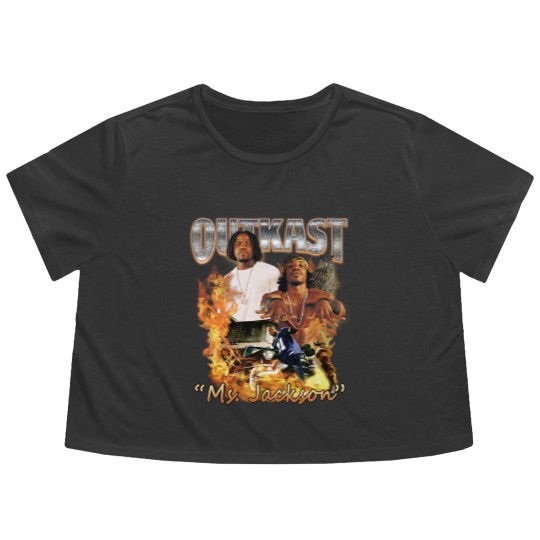 Discover Outkast Ms. Jackson Rap Flowy Cropped Tees, Outkast Rap 90s Vintage Retro Classic Graphic Flowy Cropped Tees