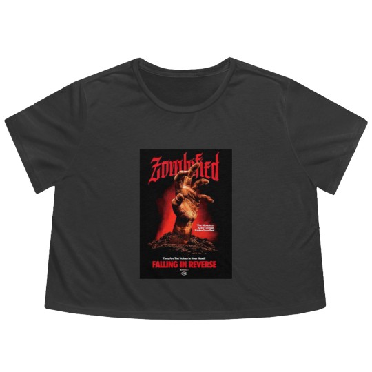 Discover Zombified falling in reverse | Active Flowy Cropped Tees