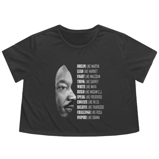 Discover Martine Luther King - MLK Flowy Cropped Tees