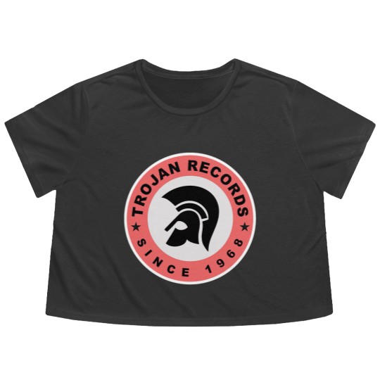 Discover Trojan records - since 1968 Flowy Cropped Tees