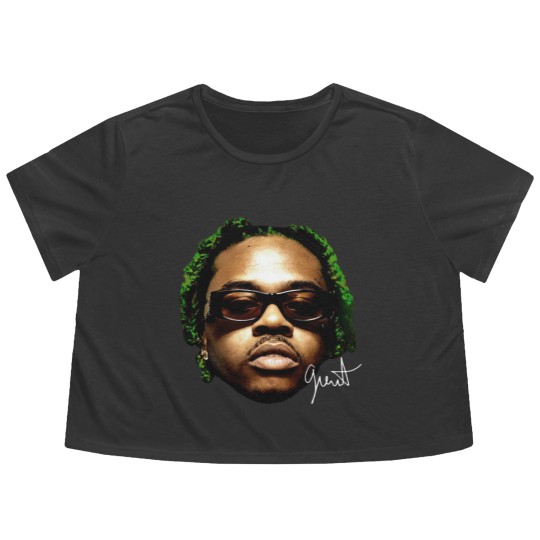 Discover GUNNA Flowy Cropped Tees, Rare Hip Hop Graphic Print, Rap Flowy Cropped Tees