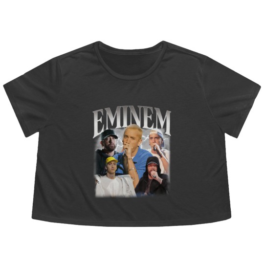 Discover Eminem Flowy Cropped Tees, Classic 90s Graphic Flowy Cropped Tees
