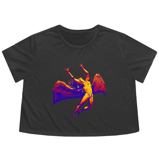 Discover Metal Icarus Flowy Cropped Tees