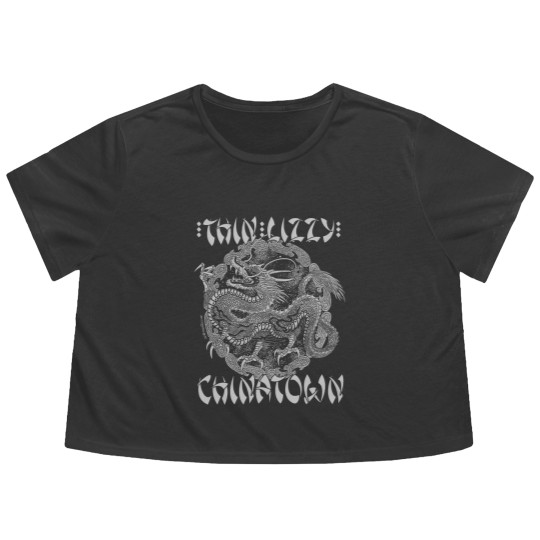 Discover Thin Lizzy Chinatown Men's Flowy Cropped Tees