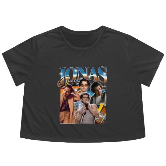 Discover Vintage Bootleg Flowy Cropped Tees, Joe Jonas Flowy Cropped Tees, Joe Jonas Fan Tees