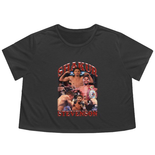 Discover Shakur Stevenson Snow Wash Flowy Cropped Tees