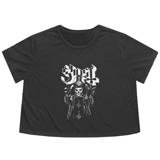 Discover vtg GHOST band Flowy Cropped Tees