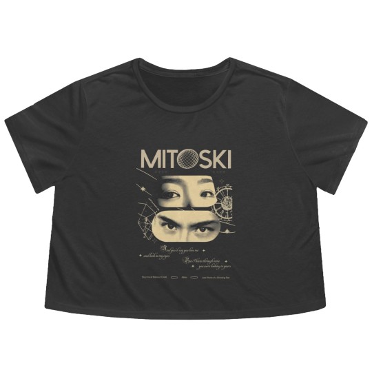 Discover Vintage Mski Flowy Cropped Tees