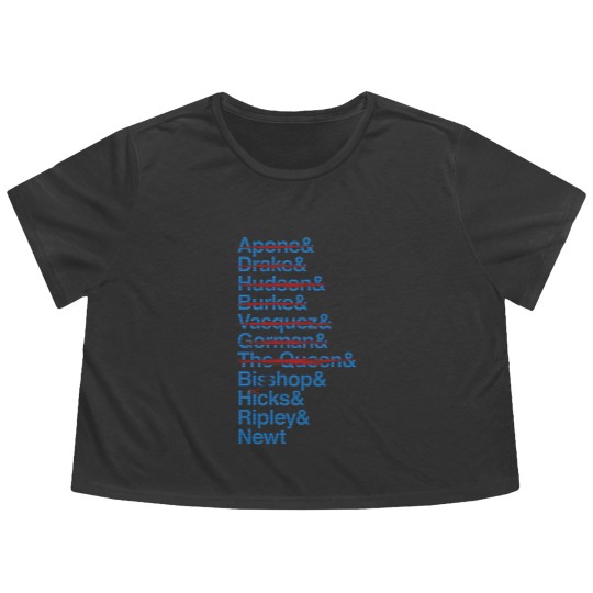 Discover LV-426 Kill List - Aliens - Flowy Cropped Tees