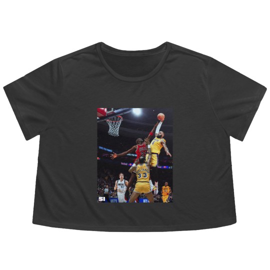 Discover Lebron James, Lebron James Flowy Cropped Tees, All Time Scoring Leader