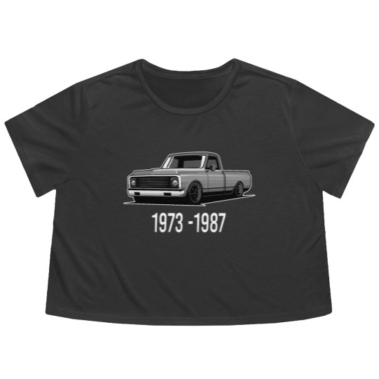 Discover squarebody 1973 -1987 vintage gift Flowy Cropped Tees