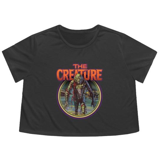 Discover 50s horror v2 - Halloween Gifts - Flowy Cropped Tees