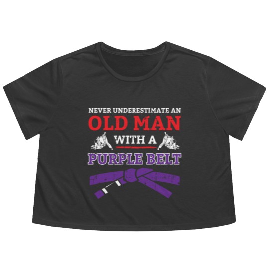Discover Jiu Jitsu Flowy Cropped Tees Old Man Flowy Cropped Tees Purple Belt Flowy Cropped Tees Flowy Cropped Tees