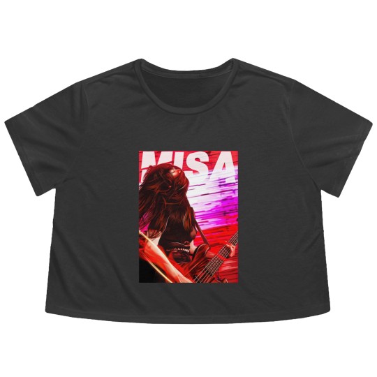 Discover MISA BAND-MAID LIVE BANGER - Bandmaid - Flowy Cropped Tees