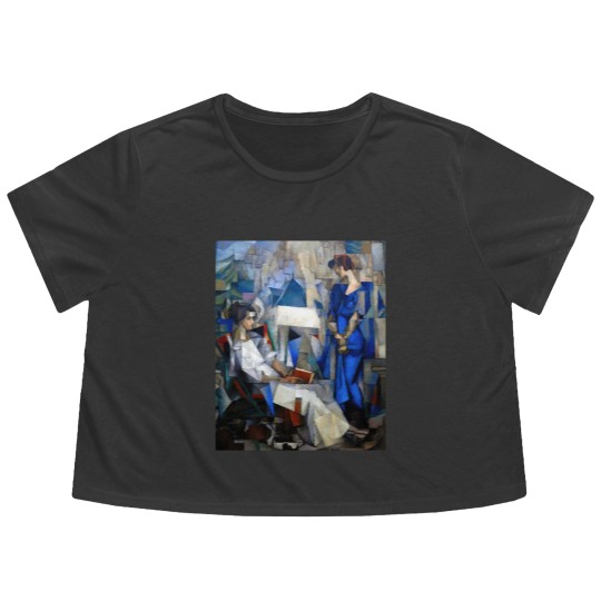 Discover Diego Rivera Two Wo Flowy Cropped Tees