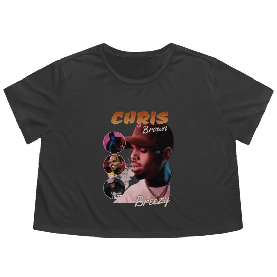 Discover Chris Brown Under The Influence Tour Cotton Flowy Cropped Tees