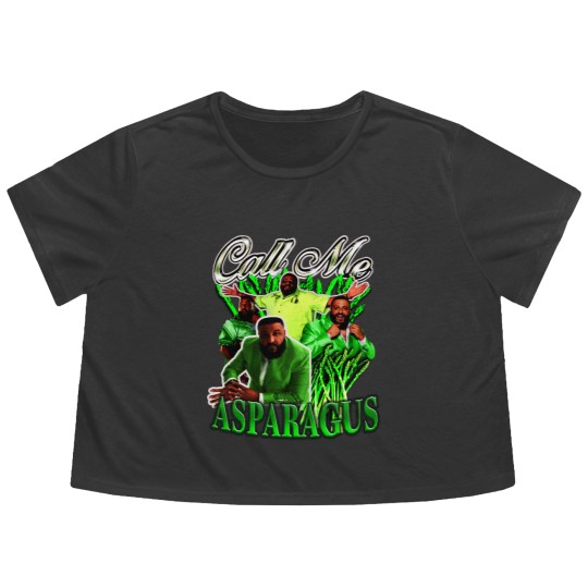 Discover Call Me Asparagus Dj Khaled Flowy Cropped Tees