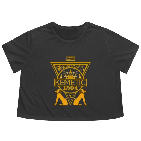 Discover Kemetic Spirituality Ancient Egyptian Art Flowy Cropped Tees