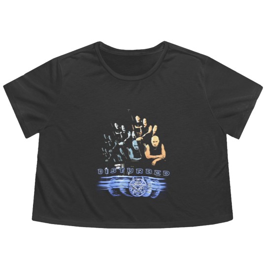 Discover Disturbed Nu Metal Band Believe Album Tour Concert Flowy Cropped Tees
