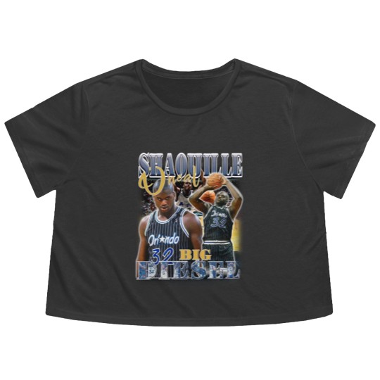 Discover Shaquille O'neal Orlando Magic Flowy Cropped Tees