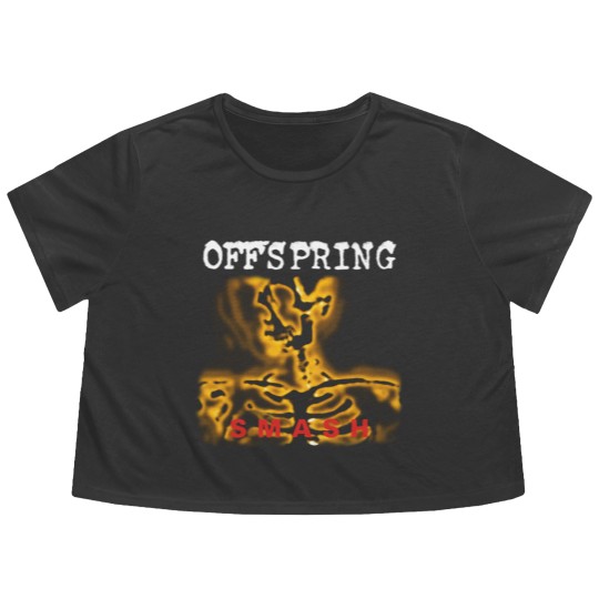 Discover THE OFFSPRING SMASH 1994 Album Promo Flowy Cropped Tees