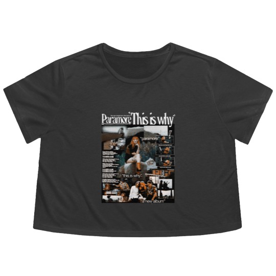 Discover This Is Why Flowy Cropped Tees, Paramore Riot Flowy Cropped Tees, 2023 Tour Paramore Flowy Cropped Tees, Music Tour 2023 Flowy Cropped Tees