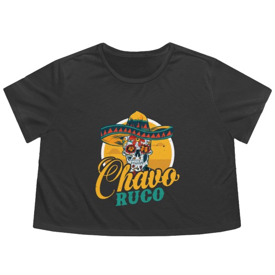 Discover Chavo Ruco regalo para chicanos y otros latinos Flowy Cropped Tees