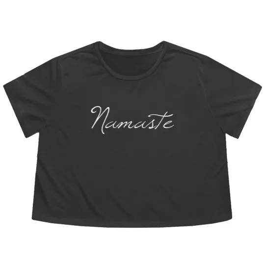 Discover Namaste Flowy Cropped Tees
