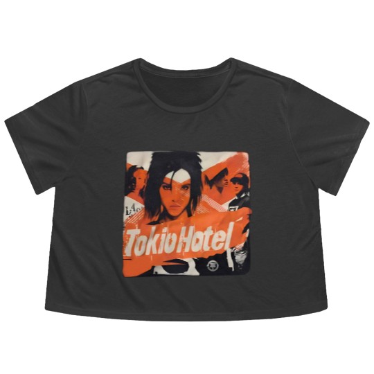 Discover Vintage Tokio Hotel Flowy Cropped Tees, Tokio Hotel Vintage Flowy Cropped Tees
