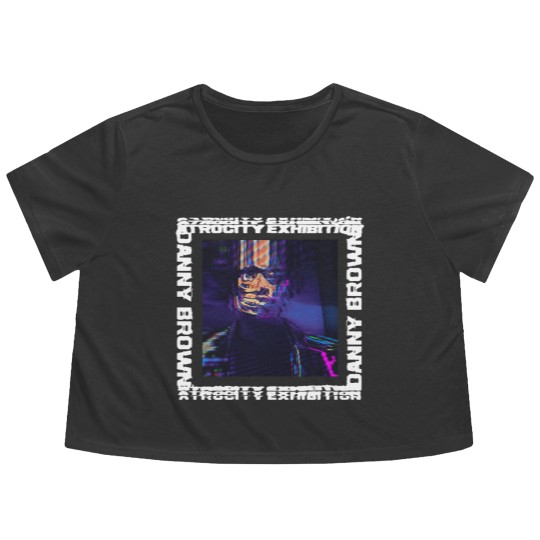 Discover Atrocity Exhibition Danny Brown Album Cover Flowy Cropped Tees | Danny Brown Hip Hop Flowy Cropped Tees