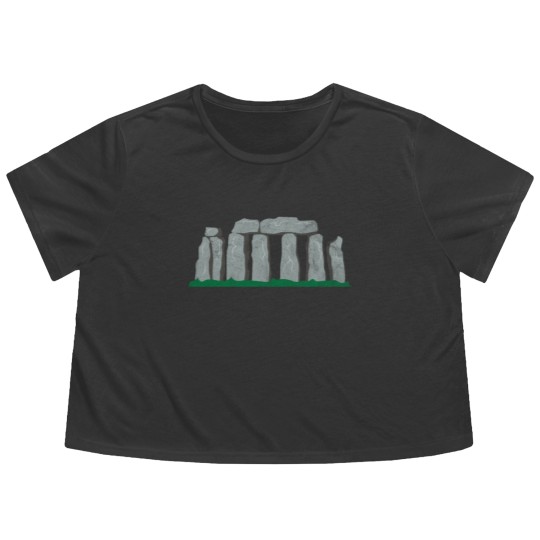 Discover stonehenge gift wiltshire temple sightseeing Flowy Cropped Tees