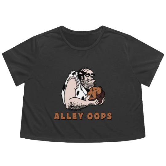 Discover Bowling Alley Oops Flowy Cropped Tees
