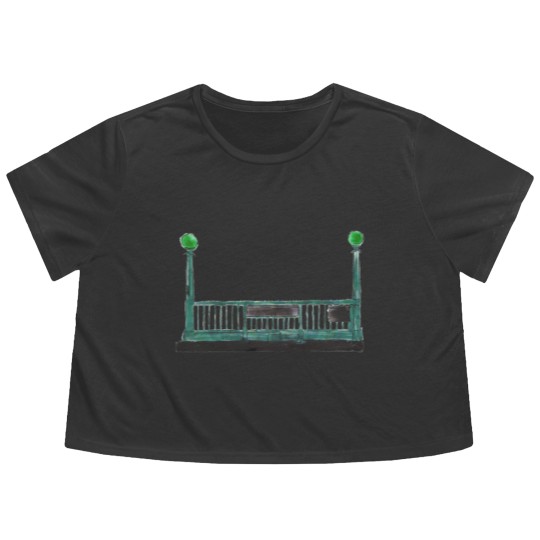Discover Subway Globes Flowy Cropped Tees