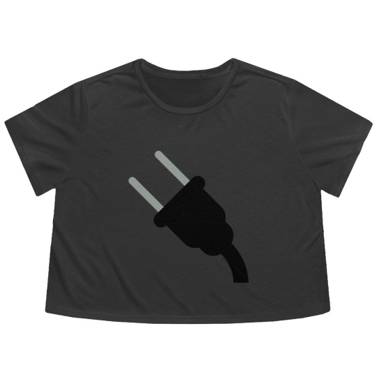 Discover Plug Emojis Flowy Cropped Tees