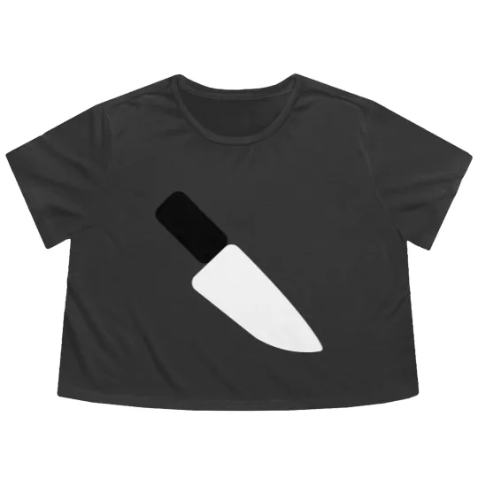 Discover Knife Emojis Flowy Cropped Tees