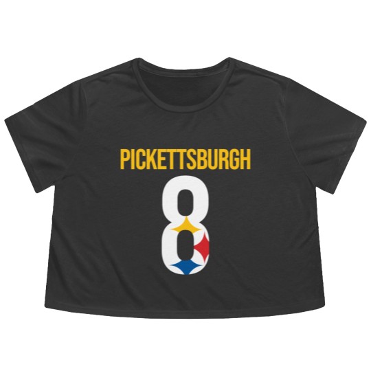 Discover Kenny Pickett  Pickettsburgh Football Flowy Cropped Tees