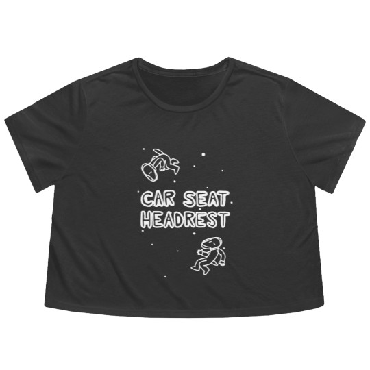 Discover Car Seat Headrest Flowy Cropped Tees